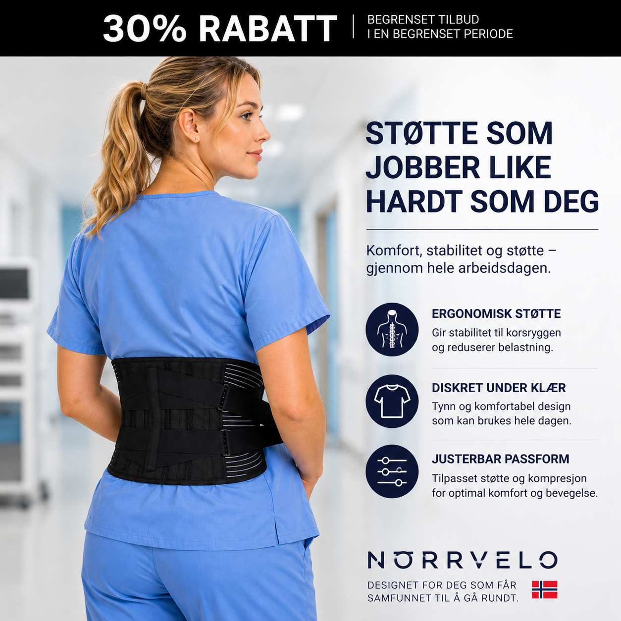 Støtte for folk som jobber hardt